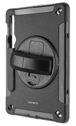 4smarts Rugged Nettbrett Deksel GRIP for Samsung Galaxy Tab S8 / S7 - Sort