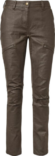 Chevalier Women's Vintage Pants 40, Leather Brown