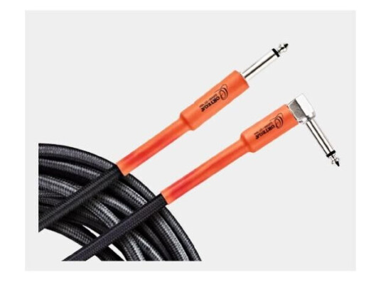 Ortega Guitars Ortega Oeci-20 Instrument Cable 20 Ft Angled/straight Plugs Ortega Guitars Ortega Oeci-20 Instrument Cable 20 Ft Angled/straight Plugs
