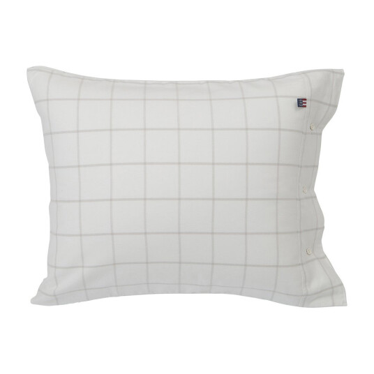 Lexington Hotel Light Flannel putevar 50 x 60 cm Hvit-lysbeige