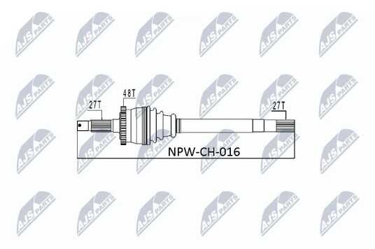 Nty Drivaksel NTY NPW CH 016