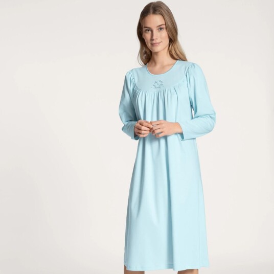 Calida Soft Cotton Nightshirt 33000 Lysblå bomull Medium Dame