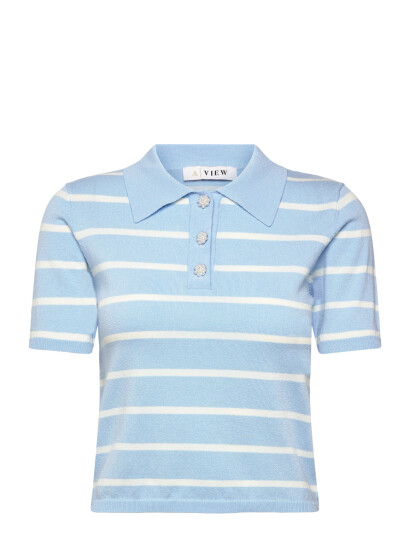 A View Elo Knit Polo Blue 42