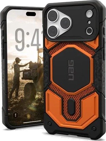 UAG Monarch Pro MagSafe - kevlar burnt orange - iPhone 18 Pro Max/17 Pro Max