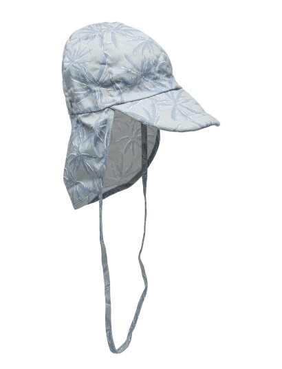 Melton Cap W/Neck & Tie W/Print Blue 49