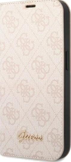 Guess Mobildeksel til iPhone 14 Pro Max 4G Vintage Gold Logo Rosa