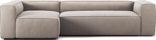 Decotique Grand 4 Seters Sofa Divan Venstre Sandshell/Beige
