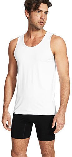 Boody Men´s Singlet Hvid   Str. L