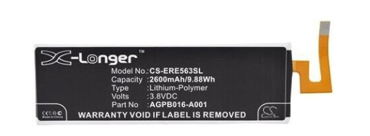 Sony E5643 batteri (2600 mAh 3.8 V)