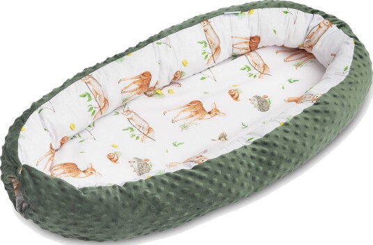 Sensillo Babynest Kokong 70x30 cm Grønn