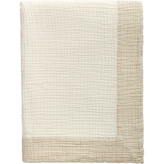 Decotique Ella Crincle Sengeteppe 260x260 cm Sand