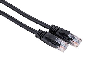 Nettverkskabel Cat6 sort 0,3m