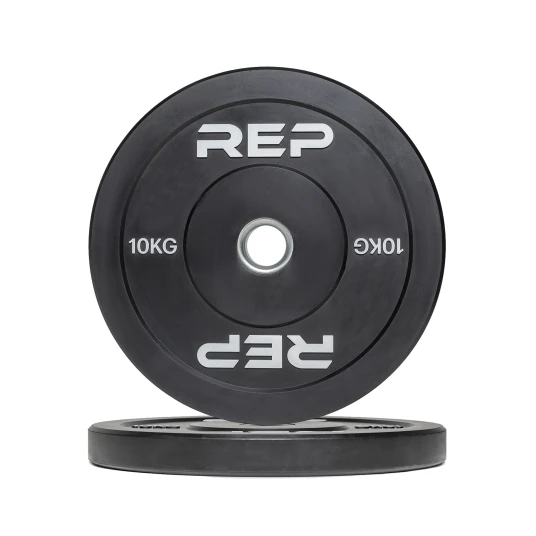 REP Fitness Bumper Plate 10 kg Svart REP Fitness Bumper Plate 10 kg Svart
