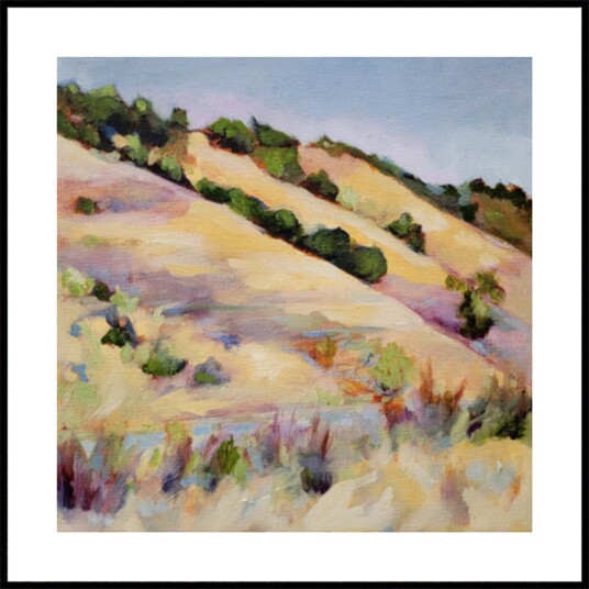 Golden Summer Hills Plakat / 50x50
