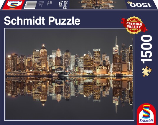 Puslespill 1500 New York skyline night