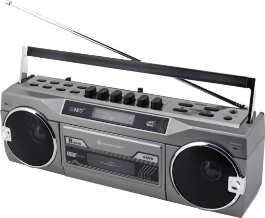 Soundmaster SRR80TI DAB+ Bluetooth Kassettradio Sølv Soundmaster SRR80TI DAB+ Bluetooth Kassettradio Sølv