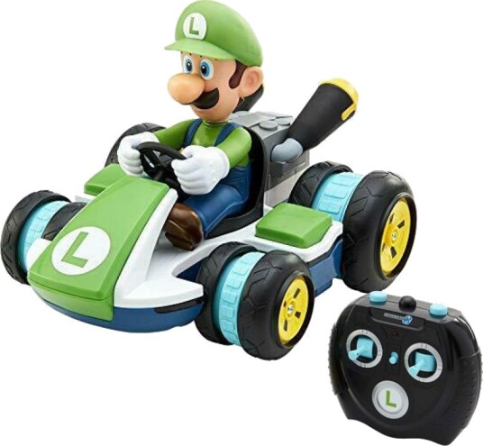 Nintendo Luigi Radiostyrt Bil med 360 Graders Snurr og Anti-Tyngdekraft Nintendo Luigi Radiostyrt Bil med 360 Graders Snurr og Anti-Tyngdekraft
