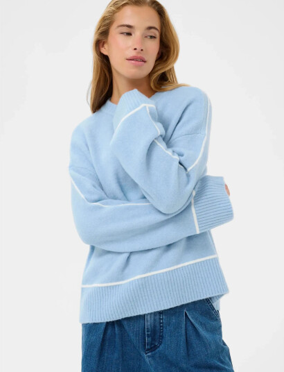 Kaffe Kajinie Knit Pullover Blue XL