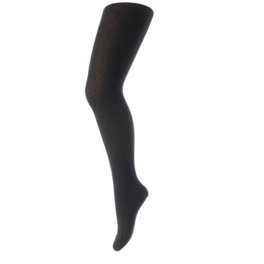 MP 323 Bambus Plain Tights 08 Black 4 år/110