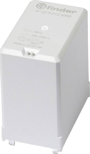 Finder 67.22.9.024.4300 Printrelé 24 V/Dc 50 A 2X Sluttutkontakt 1 Stk Tray