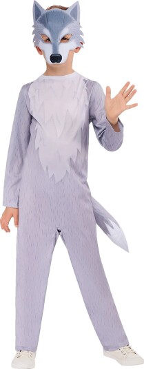 Rubies Gen Storybook Wolf Grey 5-6Y Rubies Gen Storybook Wolf Grey 5-6Y