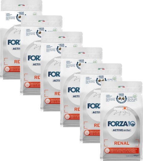 Forza10 Active Line Cat Tørrfôr Forza10 Active Line Renal Fisk 2.4 kg 6 X 400 G