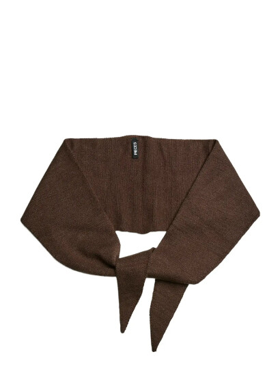Pieces Pckomma Triangle Scarf Noos Bc - Brown - ONE SIZE