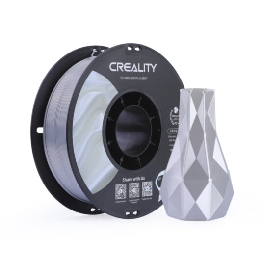Creality CR PLA Silk   1.75mm   1kg Sølv