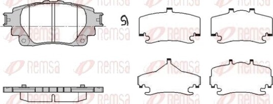 REMSA 1871.00 Bremseklosser