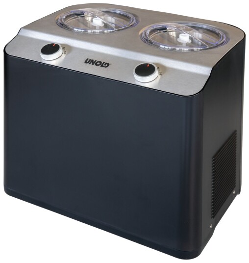 Unold 48835 Doppio nero iskremmaskin - 2,4L, svart - 250W