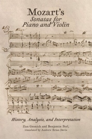 Mozart’s Sonatas for Piano and Violin