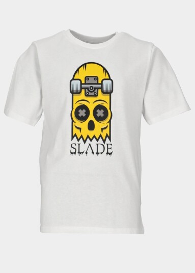 Slade Halfboard Tee Jr White 170 T-Shirts