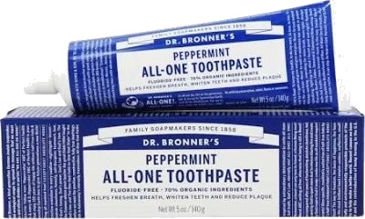 Dr. Bronner’s Peppermint Tannkrem Uten Fluor 140 g Dr. Bronner’s Peppermint Tannkrem Uten Fluor 140 g