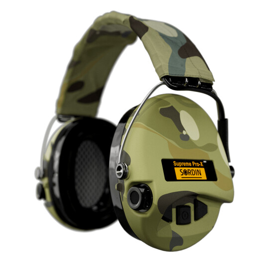 Sordin Supreme Pro-X LED HEAR2, Camo Sordin Supreme Pro-X LED HEAR2, Camo