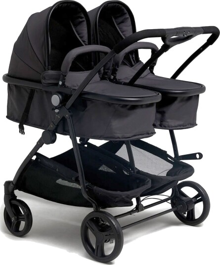 Beemoo Move Twin 2-in-1 Søskenvogn Asphalt