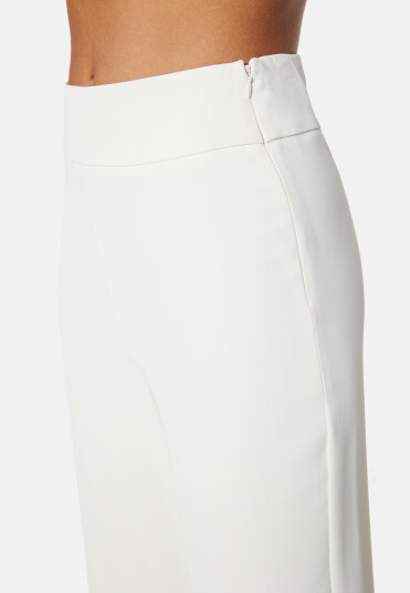 BUBBLEROOM Odelle Wide High Waist Pants Offwhite 42