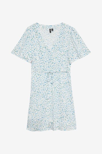 Vero Moda   Kjole vmAlba SS Short Dress Wvn   Hvit