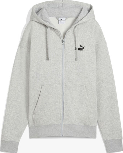 Puma Essentials Comfort Full Zip Hoodie Grå XS