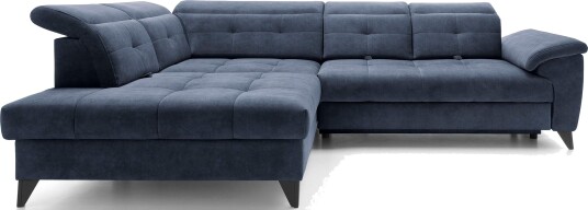 Inferne 5 seters Sofa med Sjeselong Mørkeblå Inferne 5 seters Sofa med Sjeselong Mørkeblå
