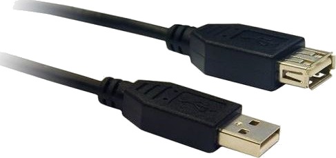 Usb-Kabel Libox Usb-A Til Usb-A 1,8 M Svart Lb0015