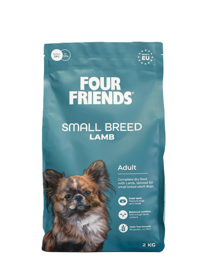 FourFriends Tørrfôr til Små Hunder Lam 6 kg FourFriends Tørrfôr til Små Hunder Lam 6 kg
