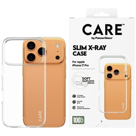PanzerGlass CARE X-Ray Gjennomsiktig Mobildeksel til iPhone 17 Pro