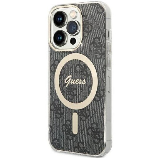 Guess MagSafe-iPhone 15 Pro-deksel IML 4G Svart