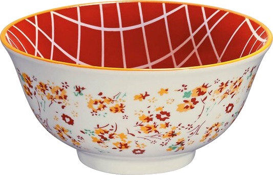 Cilio   AMICI skål 85 cl 18 cm blomster