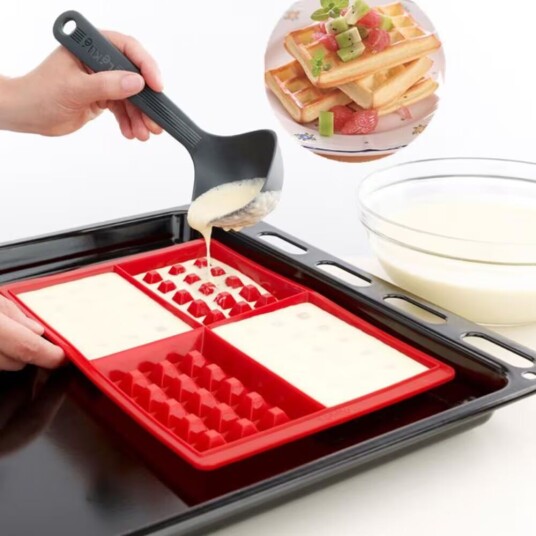 Generic Vaffel Form i Ovnen / Silikon Baking Lag Vafler Generic Vaffel Form i Ovnen / Silikon Baking Lag Vafler