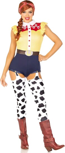 Giddy Up Cowgirl Cowgirl kostyme til Dame Large Giddy Up Cowgirl Cowgirl kostyme til Dame Large