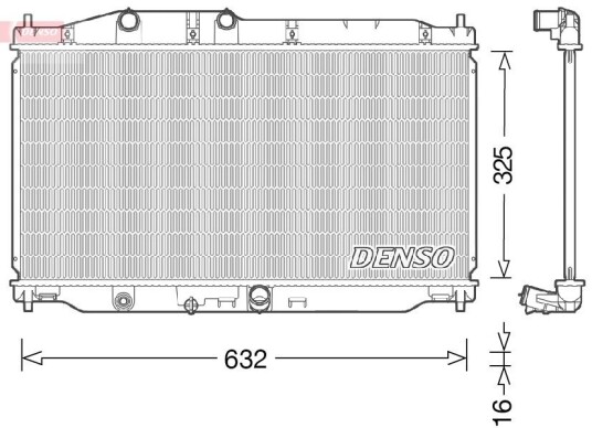 Radiator DENSO DRM40043