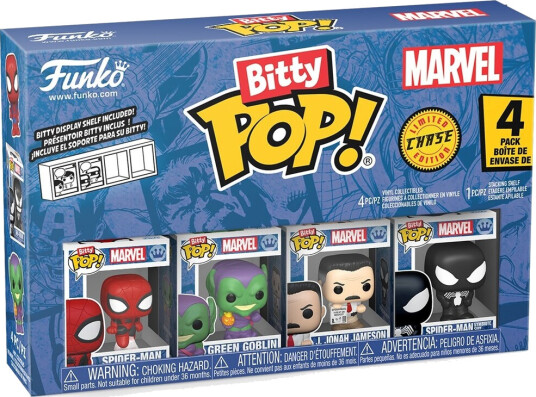 Funko Pop Marvel Figur Spiderman 4 Pak Mix