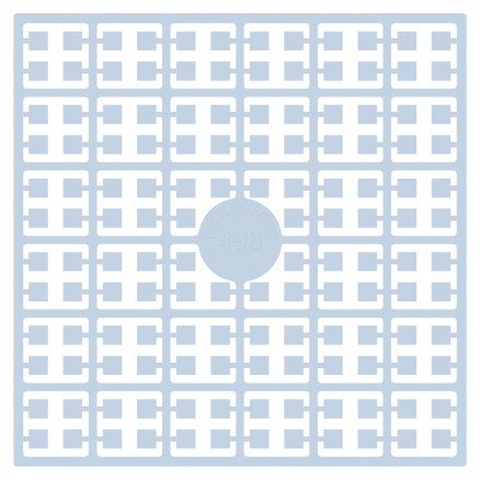 Pixelhobby Midi perler 498 Veldig lys turkis 2x2mm 140 piksler