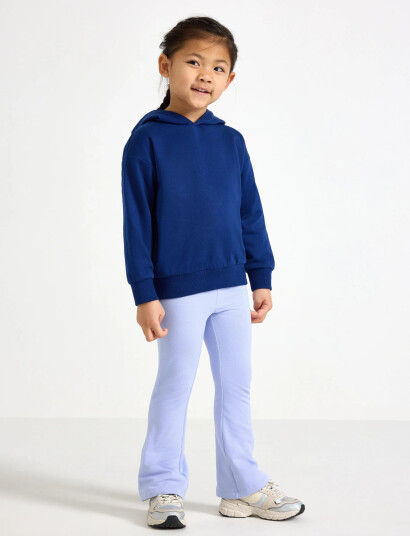 Lindex Leggings Flare Brushed Inside Purple 92
